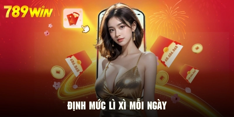Định mức giải thưởng mà hệ thống 789WIN dành cho sự kiện lì xì